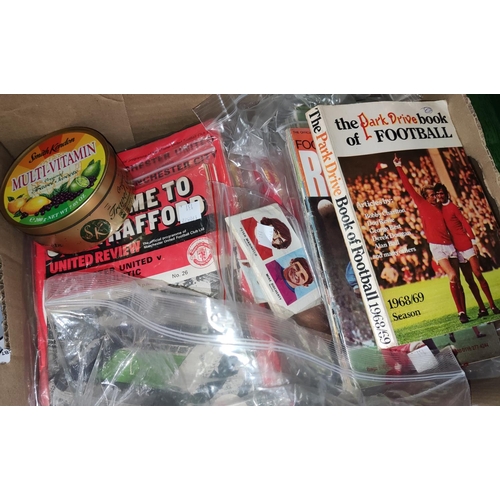 131 - A selection of 1960's/70's football memorabilia, programs, magazines, etc much relating to Mancheste... 
