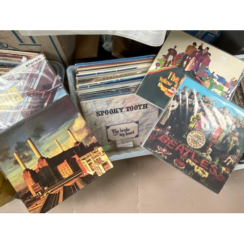 139c - A selection of vinyl LPs including 4 x The Beatles; Pink Floyd, Animals; Yes; Van Der Graf Generator... 