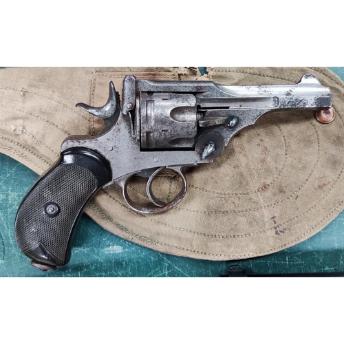 216 - A Webley & Scott Mark 3 1903 deactivated revolver, barrel length 4