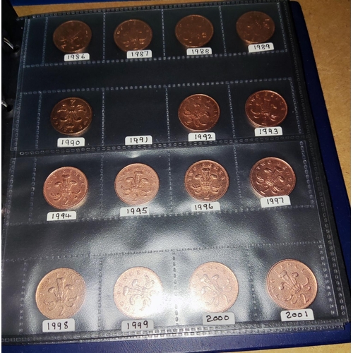 264B - GB: a collection of QEII decimal coins in album