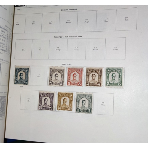 266 - A vintage collection of around 1200 stamps in a New Ideal Postage Stamp Album