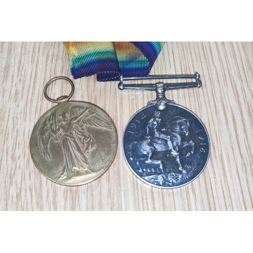 286 - WWI: a silver war medal to casualty 91119 Pte E. Shepherd, Liverpool Reg; a Victory medal to M-34507... 