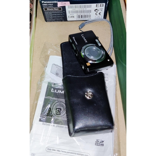5A - A boxed Panasonic Lumix FS7 camera with instructions