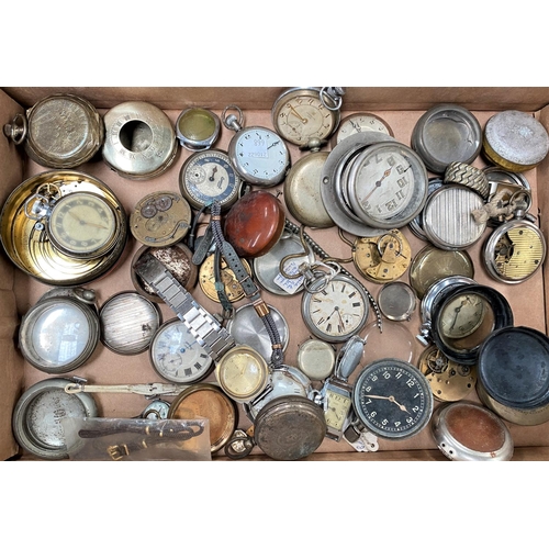 668 - A quantity of antique and vintage pocket watches for parts and repair