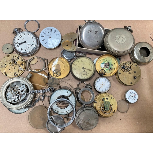 669 - A quantity of verge pocket watch movements and similar