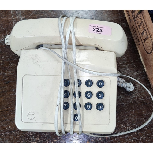 225 - A 1970's ivory coloured telephone