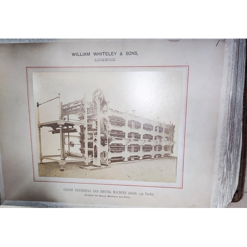 364 - COTTON INDUSTRY - William Whiteley & Sons, catalogue of machinery with over 50 sepia photographs... 
