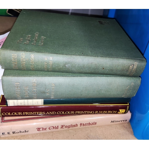 373 - THE ENGLISH BOOKMAN'S LIBRARY: Plomes: ENGLISH PRINTING 1476-1898, 1900 AND English Book Collectors,... 