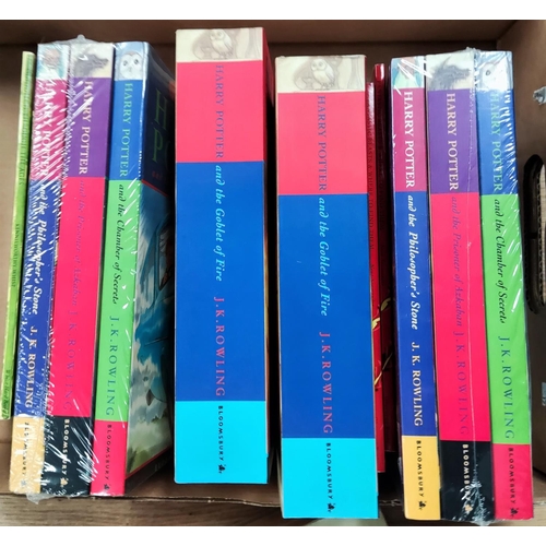 387 - ROWLING (J.K) - Harry Potter, 1st 3 novels shrink wrapped, 2 sets, and other paperback editions