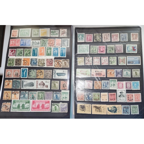 398 - A collection of Chinese stamps on sheets