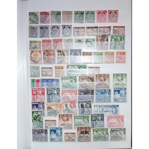 320 - MALTA: a collection of stamps in stock book