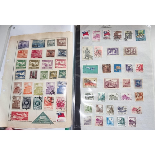 398 - A collection of Chinese stamps on sheets