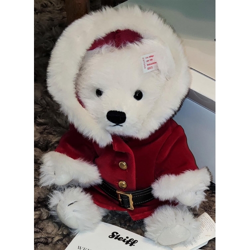 288 - A Steiff limited edition 'Christmas Bear 2008', boxed with certificate, height 25cm