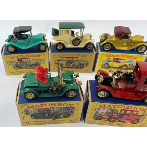 311 - Vintage Matchbox models of Yesteryear boxed Y-1, Y2, Y3, Y6, Y7, Y11, Y14, Y15