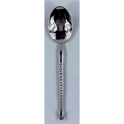 700 - Two individual silver spoons, Bury Arts & Crafts; and another. 2.8 oz