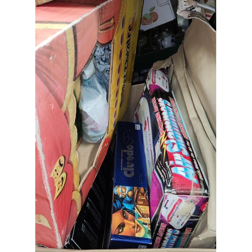 210 - A selection of vintage board games etc