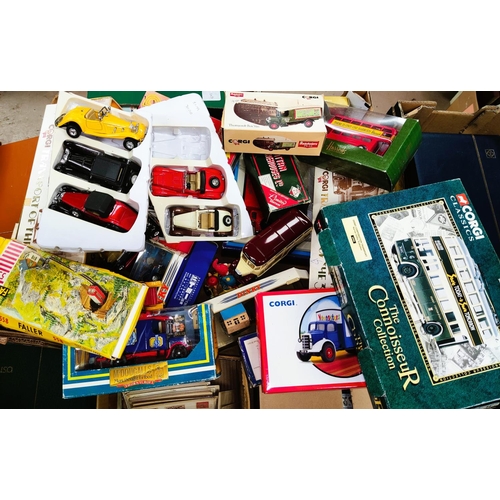 204 - A selection of boxed and unboxed diecast vehicles, Corgi etc