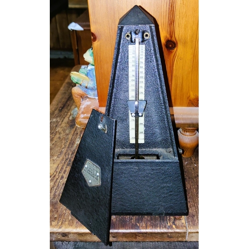 33A - A metal cased 'The Mayfair' Metronome