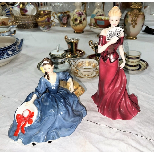 597C - A Royal Worcester 250th Anniversary figure, Isabella and a Royal Doulton figure Elyse HN 2429