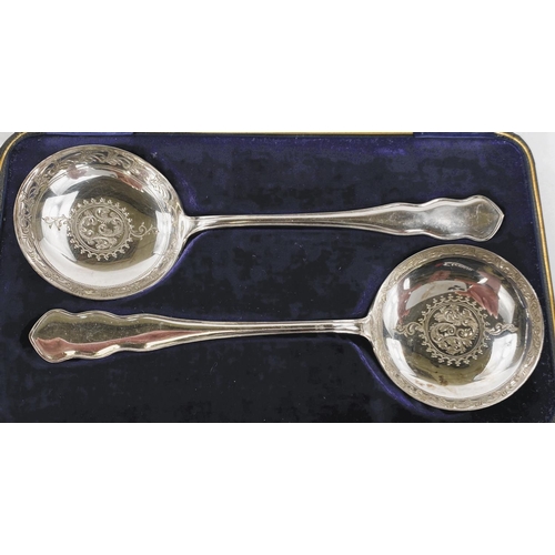 743 - A cased set of 6 hallmarked silver seal top coffee spoons Birmingham 1936, 3 other cased sets and lo... 