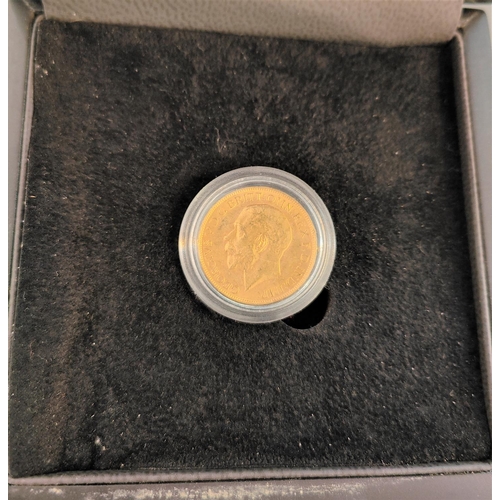 609 - A George V gold sovereign in London Mint box