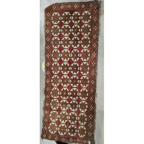 993 - A Middle Eastern carpet runner.