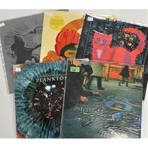 220 - ORANGE BICYCLE: Record Collector Rare Vinyl series re-issue and 4 other rare LP re-issues