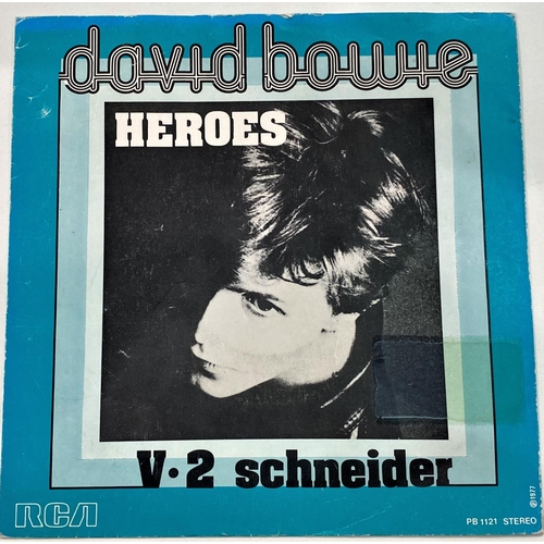 255 - DAVID BOWIE: 6 European issue picture sleeve 45's