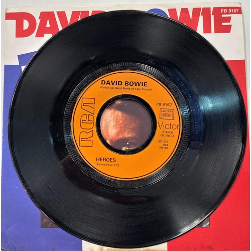 255 - DAVID BOWIE: 6 European issue picture sleeve 45's