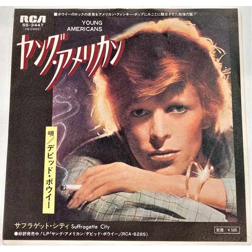 256 - DAVID BOWIE: 2 picture disc singles and 2 Japanese issue singles