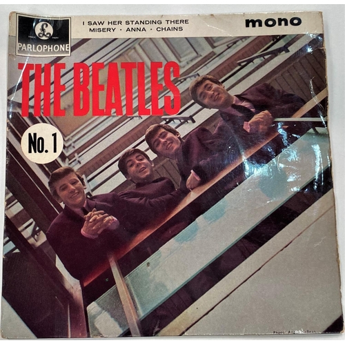 260 - THE BEATLES: 4 ep's ; No1, Beatles For Sale and Beatles For Sale No 2, Yesterday, all mono