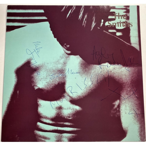 280 - THE SMITHS: Rough Trade ROUGH 61, pink vinyl LP with autographed cover