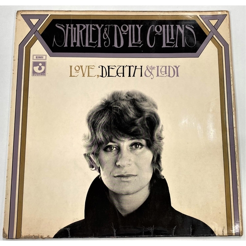 301 - SHIRLEY AND DOLLY COLLINS - LOVER, DEATH AND THE LADY, Harvest SHVL 771, no EMI logo on label, LP, l... 