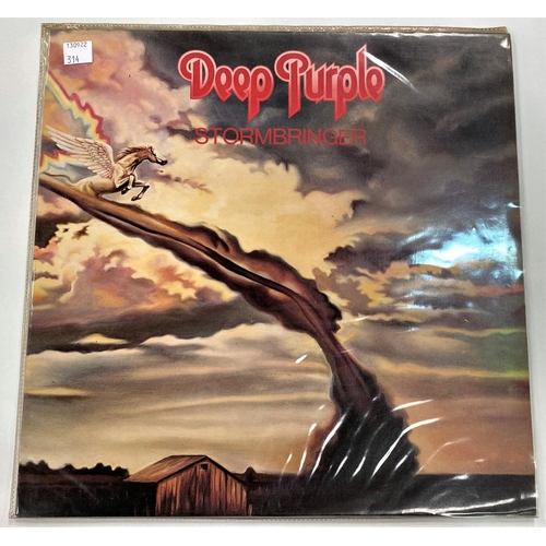 314 - DEEP PURPLE - FIREBALL, Harvest SHVL 793, LP, textured gatefold sleeve, lyric sheet(Vinyl: surface m... 