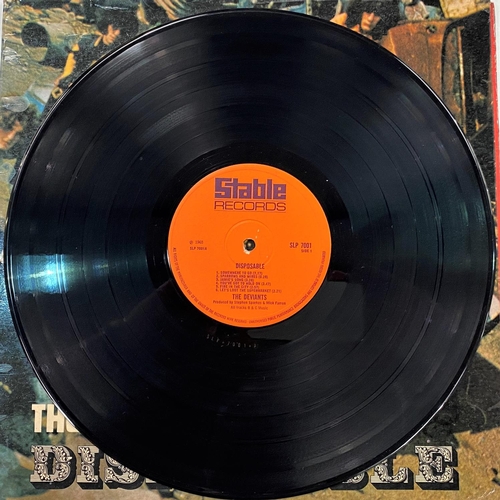 316 - THE DEVIANTS - DISPOSABLE, Stable SLP 007, LP, laminated gatefold sleeve(Vinyl: good, sleeve has sma... 