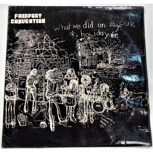 338 - FAIRPORT CONVENTION - WHAT WE DID ON OUR HOLIDAYS, Island ILPS 9092, LP, laminated front cover, FIRS... 