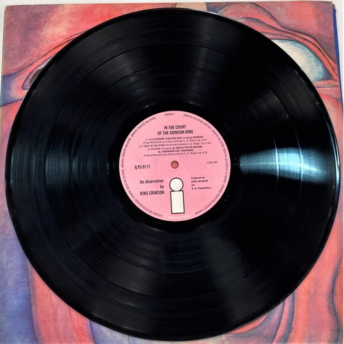 356 - KING CRIMSON - IN THE COURT OF THE CRIMSON KING, Island ILPS 9111, LP, gatefold sleeve, 1st pressing... 