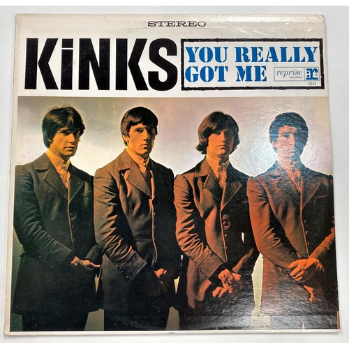 357 - THE KINKS - YOU REALLY GOT ME, Reprise RS 6143, LP stereo; KINKS-SIZE R 6158, LP mono; KINDA KINKS, ... 