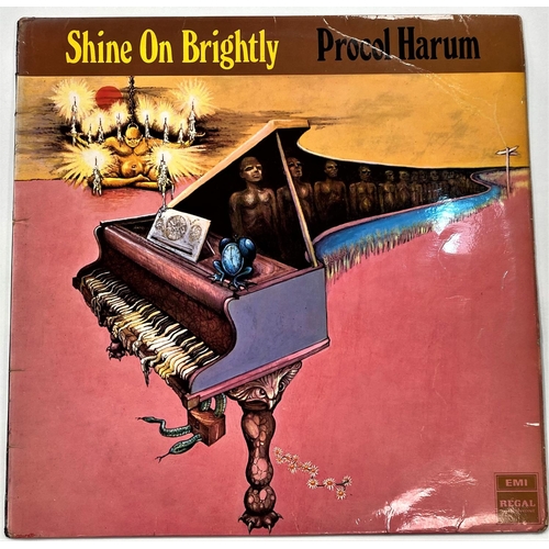 370 - PROCOL HARUM - SHINE ON BRIGHTLY, Regal Zonophone SLRZ 1004, LP, stereo, laminated front sleeve, fli... 