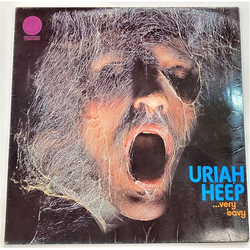 419 - URIAH HEEP - ....VERY HEAVY VERY HUMBLE Vertigo 6360 006 LP gatefold sleeve large swirl label and sw... 