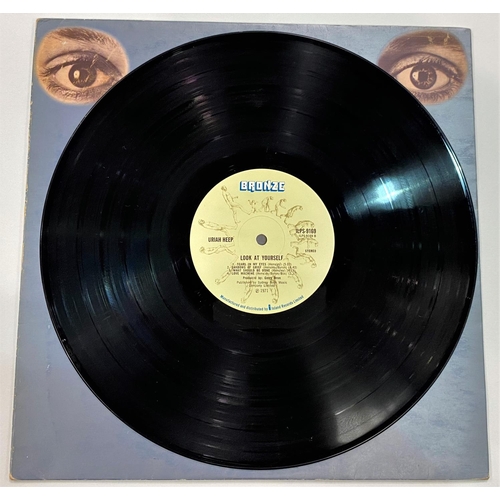 421 - URIAH HEEP - LOOK AT YOURSELF Bronze ILPS 9169 LP mirror sleeve, lyric inner sleeve(Vinyl: some surf... 