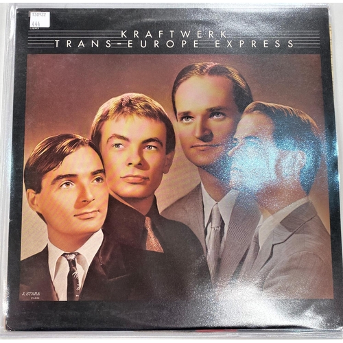 444 - KRAFTWERK - EXCELLER 8 Vertigo 6360 629; TRANS - EUROPE EXPRESS, Capitol E-ST 11603 (factory sample ... 