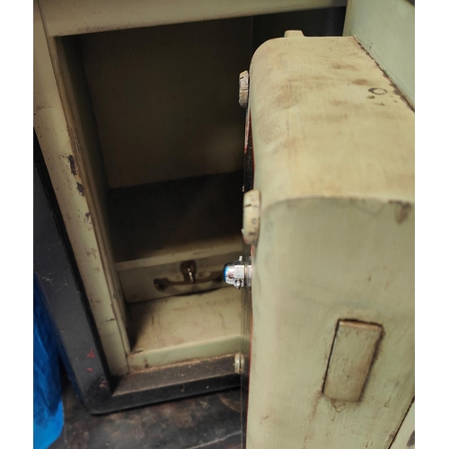 1020 - A small safe by Chubb, no key