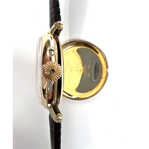 680 - A 1910 Patek Philippe 18k gold 'Marriage Converted Wristwatch' with large winder, seconds complicati... 