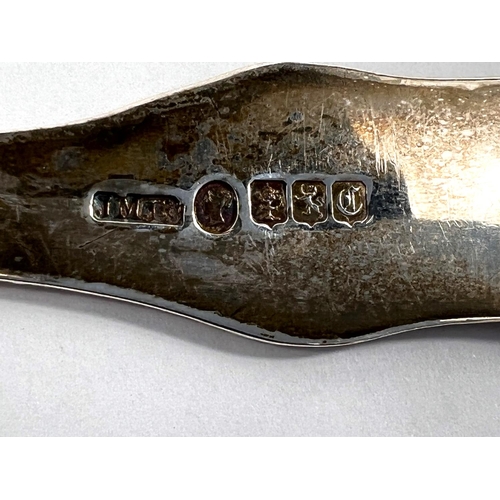 746 - A Victorian hallmarked silver Scottish basting spoon, king's pattern, monogrammed 'N', Glasgow 1847,... 