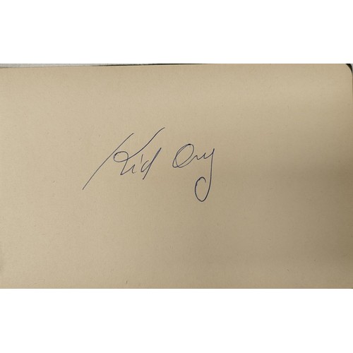 175 - JAZZ AUTOGRAPHS: Buck Clayton, Henry 'Red' Allen, Kid Ory, Jimmy Giuffre, Ben Webster, Stan Kenton e... 