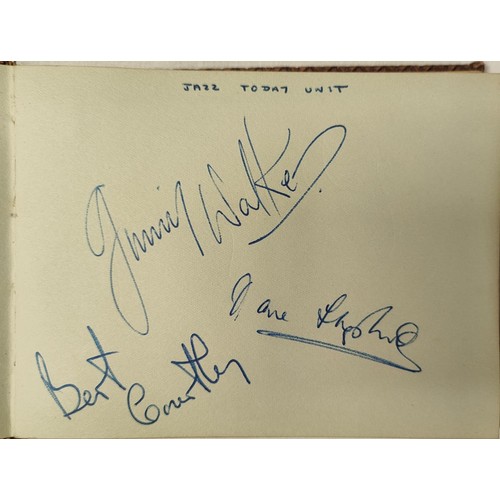 176 - JAZZ AUTOGRAPHS: Gerry Mulligan, Jimmie Rushing, Earl Hines, Count Basie Band, MJQ, Tubby Hayes, Sar... 