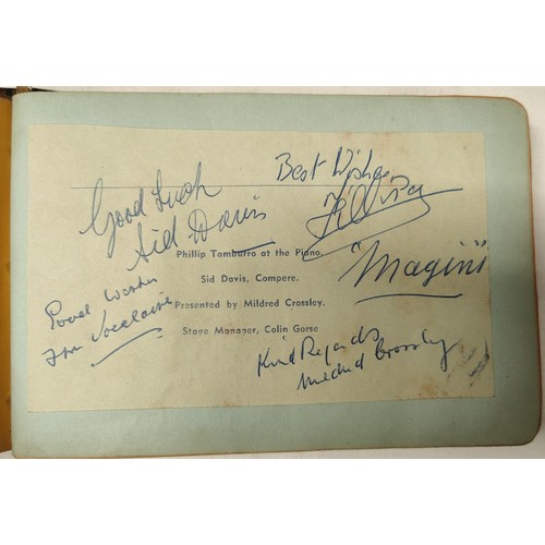 177 - JAZZ AUTOGRAPHS: Ottilie Patterson, Tex Ritter, Johnnie Ray, Count Basie Orch, Louis Armstrong etc i... 