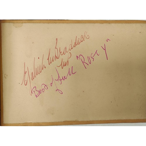 177 - JAZZ AUTOGRAPHS: Ottilie Patterson, Tex Ritter, Johnnie Ray, Count Basie Orch, Louis Armstrong etc i... 