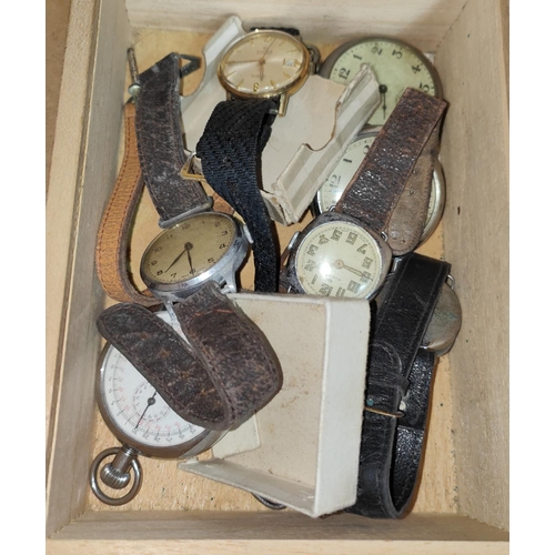 74 - A stopwatch and various other watches